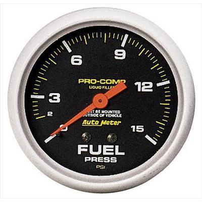 Auto Meter Pro-Comp Liquid-Filled Mechanical Fuel Pressure Gauge - 5411